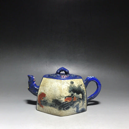 vintage chinese yixing purple clay teapot zisha ceremony teaware collection rare