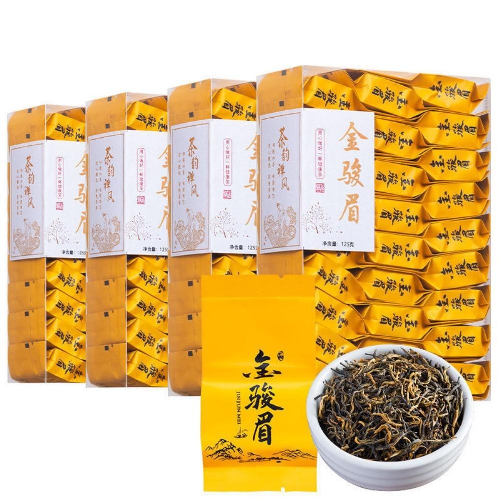Premium Wuyi Jin Jun Mei Black Tea Loose Leaf Honey Fragrance Rich Aroma New Tea