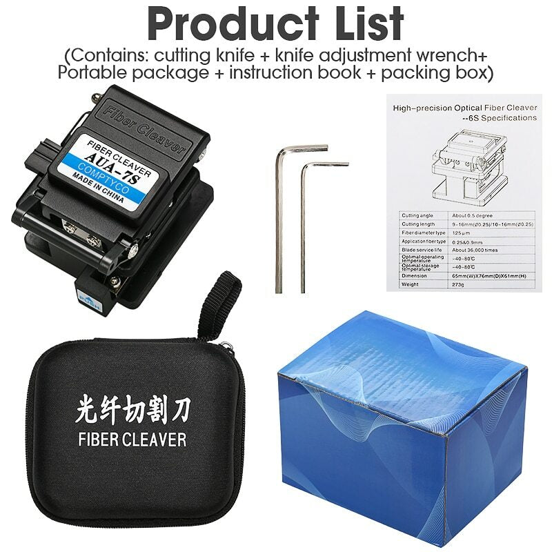 AUA-7S Optical Fiber Cutting Knife Cable Fiber Cleaver Cold Joint High Precision