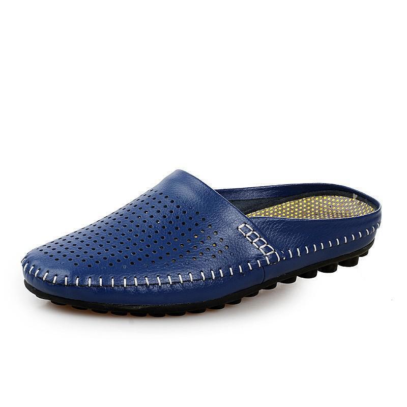 Men Sneakers Genuine Leather Loafers Mens Shoes Slippers Men Shoes