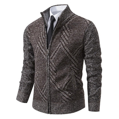 Winter Jackets Men Sweatercoat Knit Outerwear Mens Coat Jacket