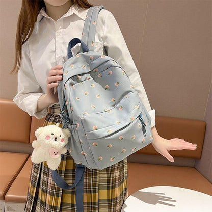 Fashion Nylon Backpack Anti-Theft Shoulder Bags Student School Bag Small Purse