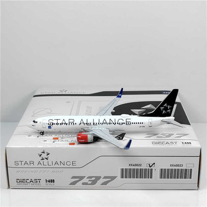 1:400 JC Wings SAS BOEING B737-800 Passenger Airplane Diecast Model