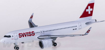 1:500 Herpa SWISS AIRBUS A320neo Passenger Aircraft Diecast Airplane Plane Model