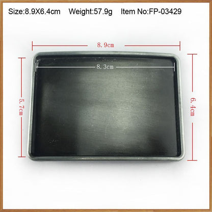 Men's Belts Buckle Zinc Alloy 4cm Width Loop Rectangle Jeans Fashion Accessories