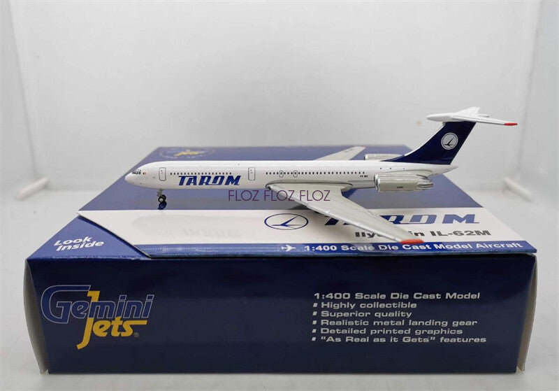 for GeminiJets TAROM Airlines for Ilyushin IL-62M YR-IRE 1:400 Aircraft Model