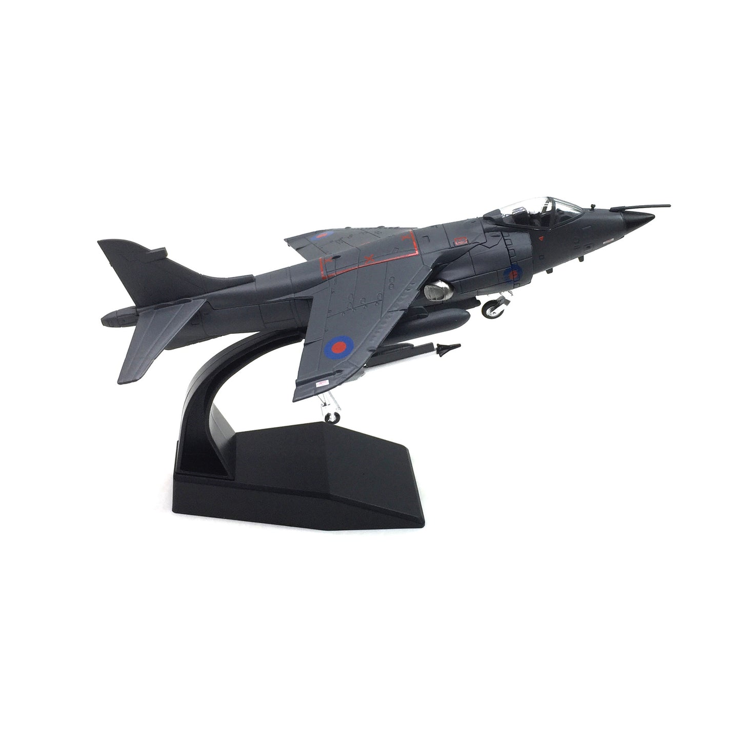 UK Air Force 1982 Sea Harrier Fighter 1:72 FRS MKI Statue Model Alloy Aircraft b