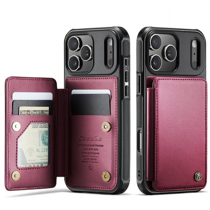 For iPhone 17 Pro Max/17 Pro/17e/Air Wallet Case with RFID Blocking Card Holder