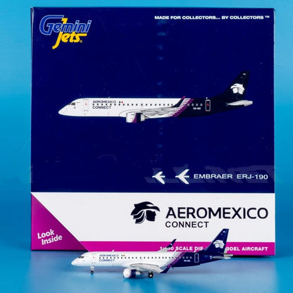 1:400 Geminijets Aeroméxico Embraer ERJ-190LR Passenger Airplane Diecast Model