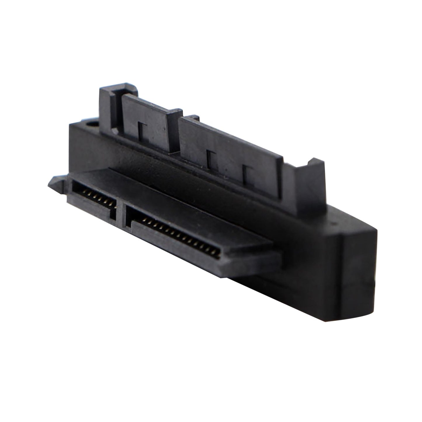 1 Pcs 90 Degree SATA 22Pin 7+15 Male to SATA 22Pin Female Connector Sata Adapter