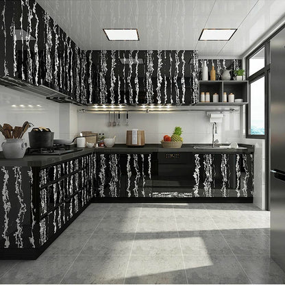 Wallpaper Sticker Marble Vinyl Film Self Adhesive Bathroom Kitchen Contact Paper