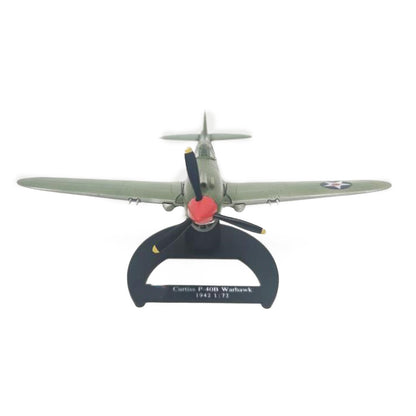 13.5cm 1:72 WWII P-40B WARHAWK FIGHTER 1942 US Aircraft Model Military Ornaments