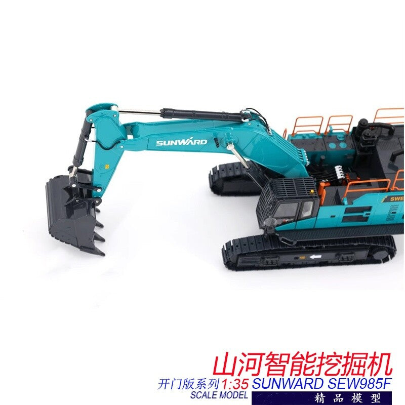 1:35 SUNWARD SWE985F Excavator Construction Machine Equipment Diecast Model