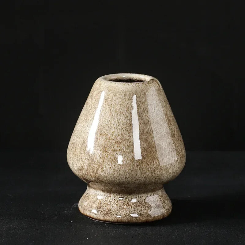 Tea Ceremony Matcha Bowl Traditional Ceremony Starter Ceramic Chasen Whisk Stand