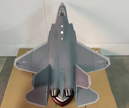 1:24 72CM J-35A 5th Generation Stealth Fighter Jet Plane Diecast Aircraft Model