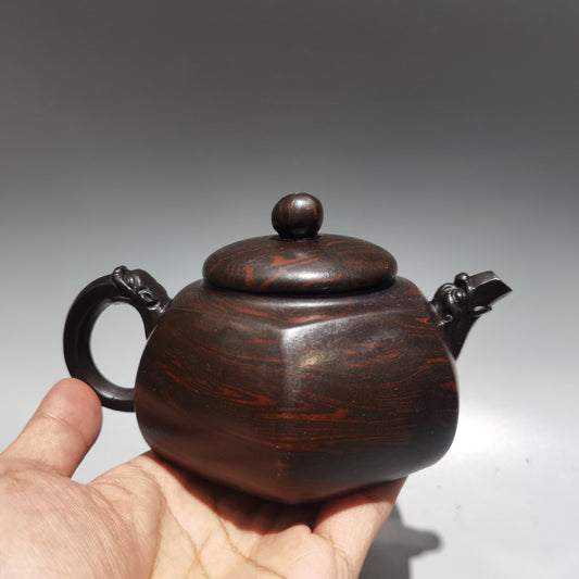 Collection Chinese Vintage Yixing Zisha Clay Dragon Zisha Teapot Tea Set