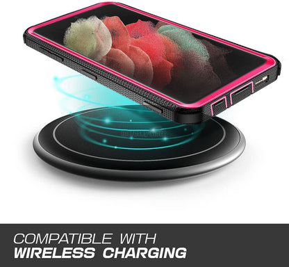 For Samsung Galaxy S21/ Ultra/ Plus Case Dual Layer Rugged Hybrid Cover + Stylus