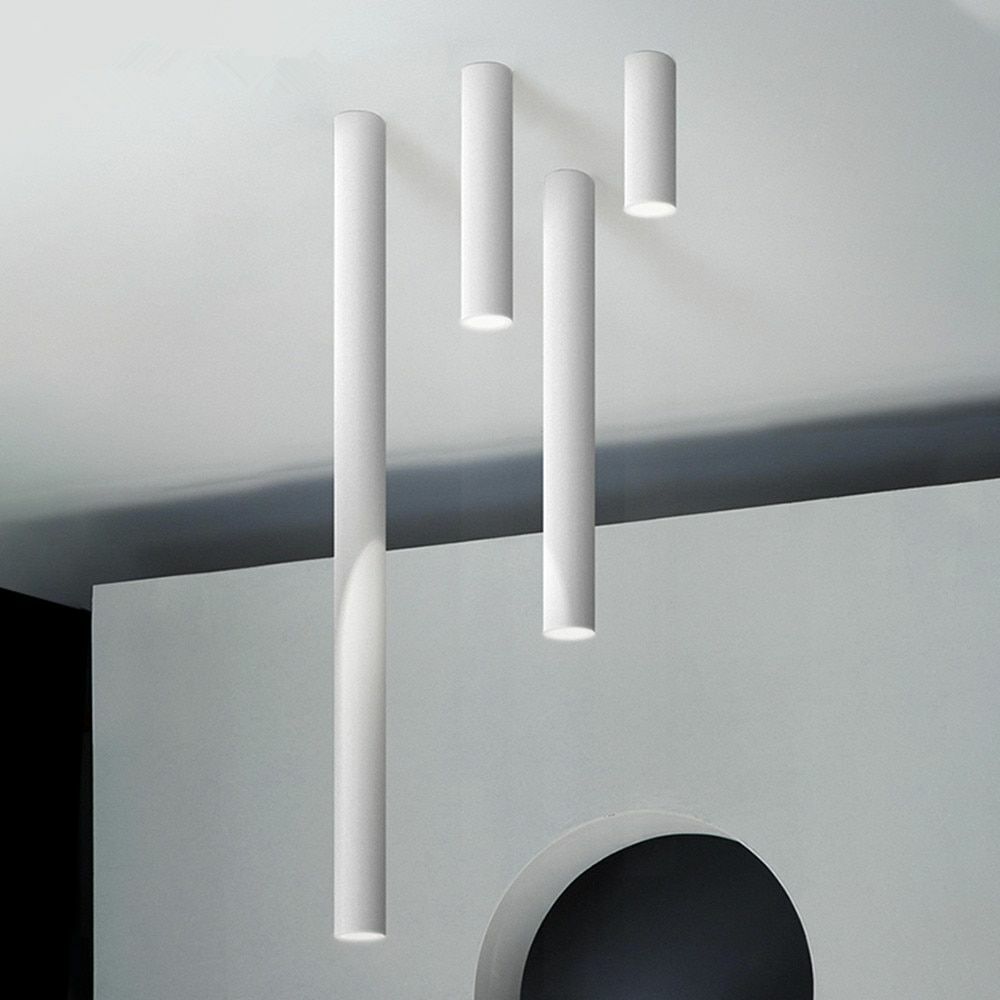 LED Downlight Long Tube Surface Mounted Spot Modern Aluminum Light Indoor Room