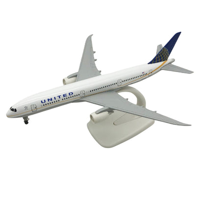 UNITED AIRLINES B787 Plane Display 20cm Simulation Diecast Alloy Model Airplane