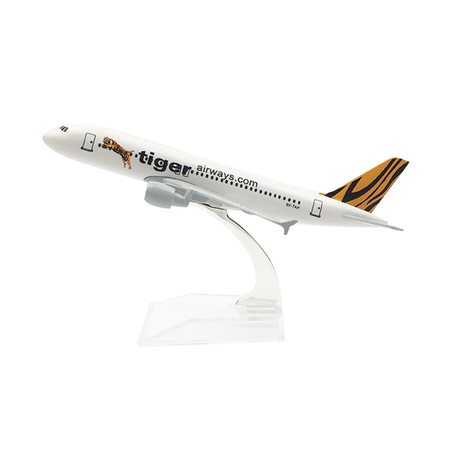 1/400 16cm Aircraft Singapore Tiger A320 Alloy Plane Model Airplane Ornaments