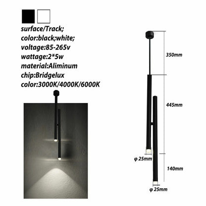 Ceiling Downlight Lamps 10W LED Surface Mounted Cord Kitchen Company Table Pipe