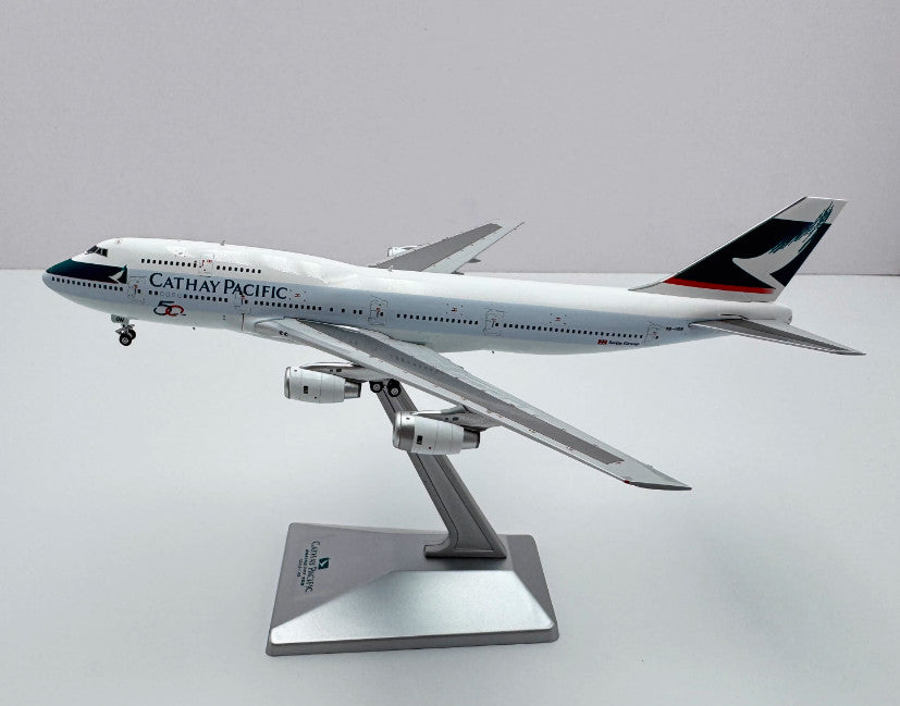 1:400 YY Wings CATHAY PACIFIC BOEING 747-300 Passenger Airplane Diecast Model