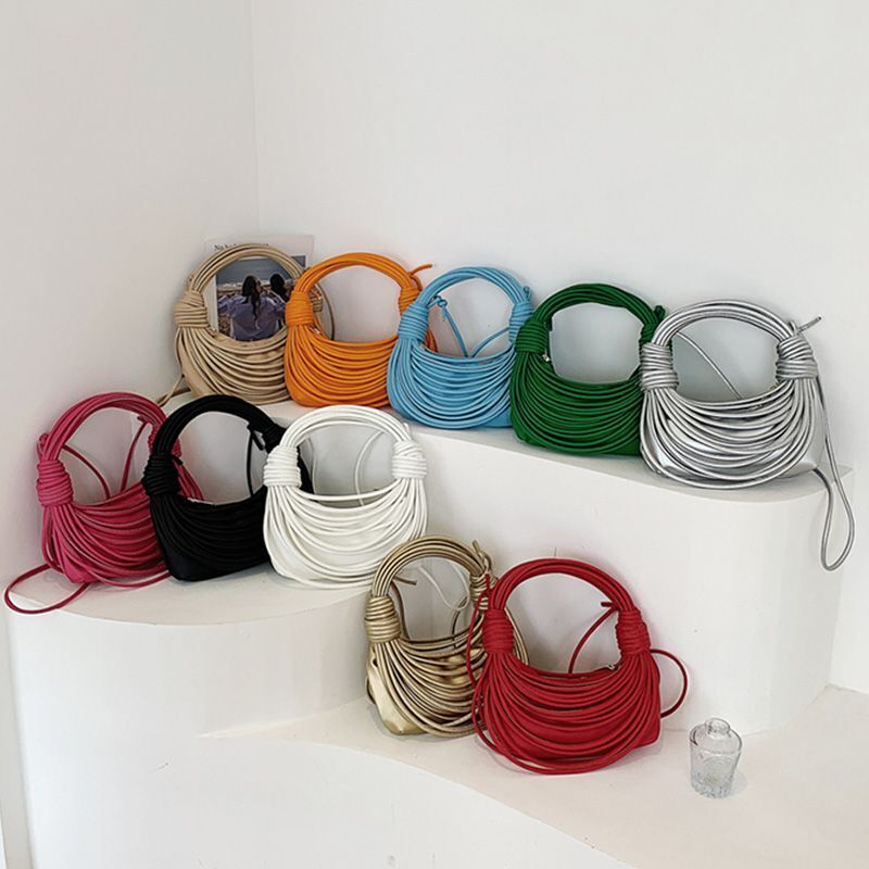 Handbag Crossbody Bag Soft Leather Weave Shoulder Bags Purse Clutch Bag Satchel