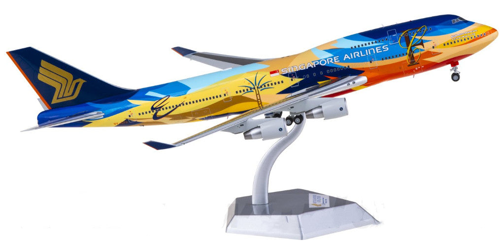 1:200 SQ Wings Singapore Airlines B747-400 Passenger Diecast Airplane Model