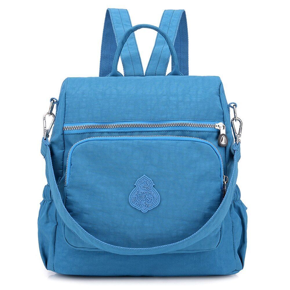 Fashion Women Backpack School Bags Nylon Cloth Waterproof Backpack Large Bookbag