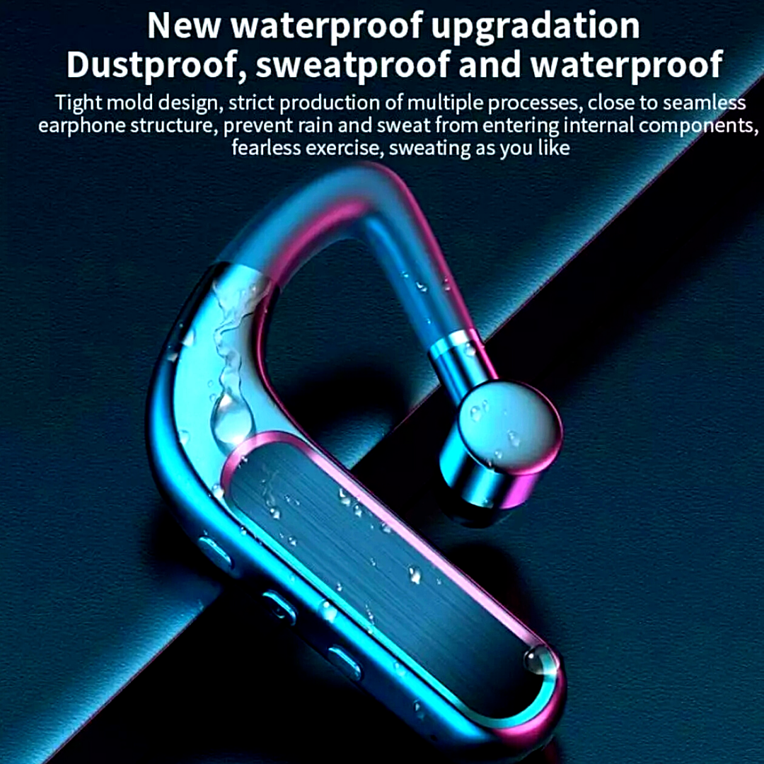 Wireless Bluetooth 5.0 Earpiece Noise Cancelling Driving Trucker Headset Earbuds
