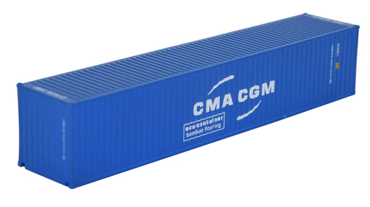 1:87 CMA CGM 40GP Metal Shipping Container Model Toy Home Office Decor Gift