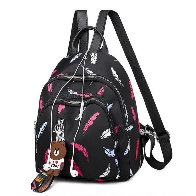 Women Backpack Small Rucksack Oxford School Shoulder Bags Waterproof Backpacks
