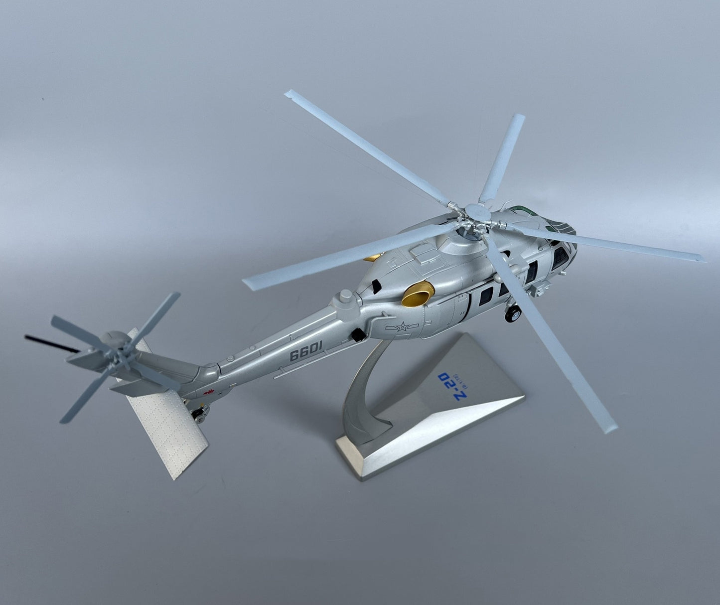 1:72 AF1 26CM China Air Force Z-20 Helicopter Airplane Diecast Aircraft Model