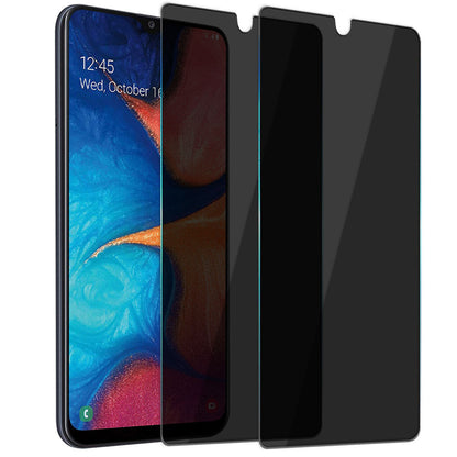 For Samsung Galaxy A20 Privacy Glossy Tempered Glass Anti-Spy Screen Protector