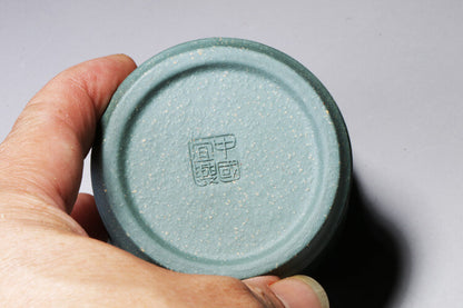 Puer Tea Real Yixing Zisha Tea Cup Marked Bamboo Relief Master Cup Of Tea China