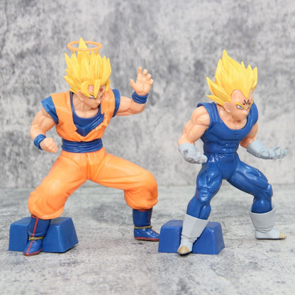 Dragon Ball Z Super Saiyan Son Goku Vegeta PVC Action Figure Model Statue Toy
