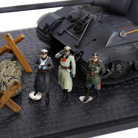1/72 3Pcs/Set German Marshal Commander Officer Soldier Model