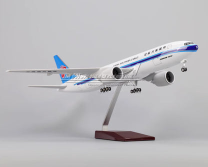 47CM 1:157 CHINA SOUTHERN CARGO BOEING 777F Airplane Landing Gears Resin Model