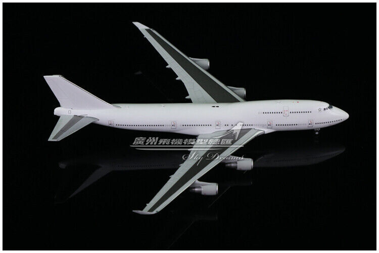 1:400 JC Wings BOEING 747-400 Passenger Blank Airplane Diecast Aircraft Model