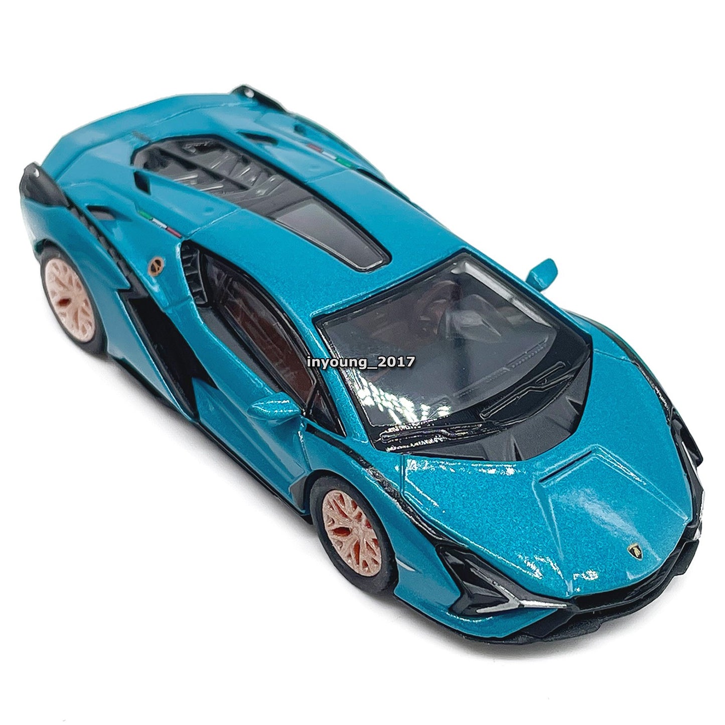1/64 Lamborghini Sian FKP 37 Model Toy Car Alloy Metal Diecast Toy Vehicle Blue