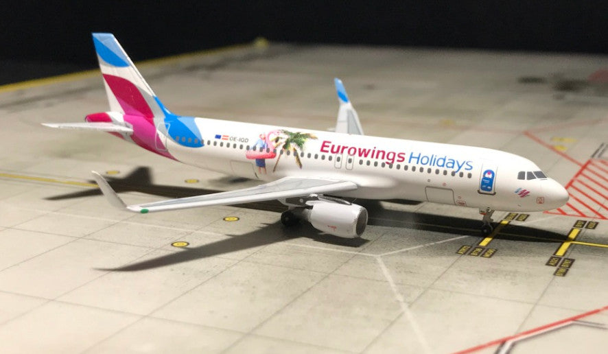 1:400 AeroClassics Eurowings Holidays Airbus A320 Passenger Plane Diecast Model