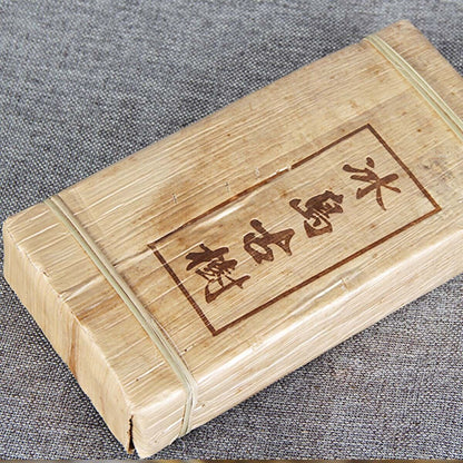 Puerh cha Tea Brick 500g Golden Leaf Bingdao Ancient Tree Candy Sweet Tea Yunnan