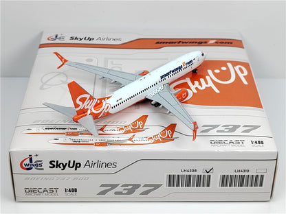 1:400 JC Wings SKYUP AIRLINES BOEING B737-800 Passenger Airplane Diecast Model