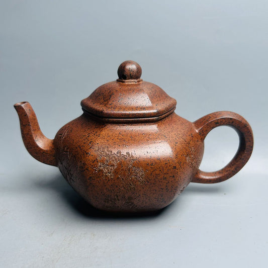 Vintage Chinese Yixing Purple Clay Teapot Zisha Ceremony Ceramic Teacups Teapots
