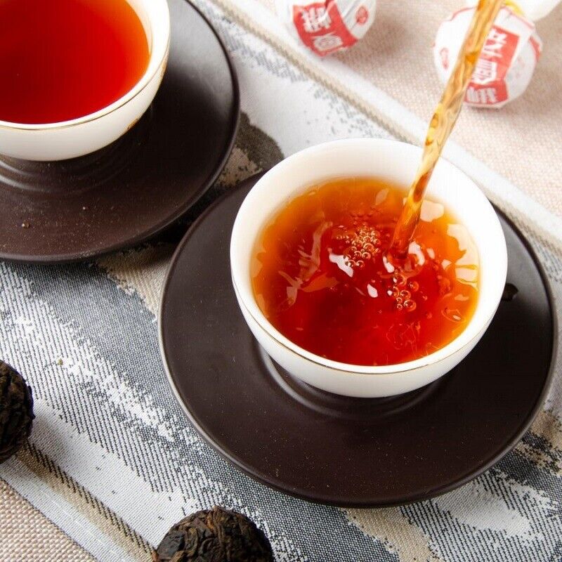 500g 2023 Yunnan Puerh Tea Longzhu Iceland Lao Man'e Tea Leaves 1.1lb
