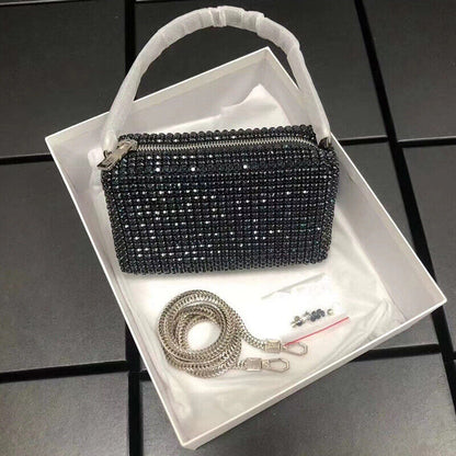 Hobo Bag Women Handbag Shoudler Handbag Hobos Rhinestone Handbag Lady Shiny