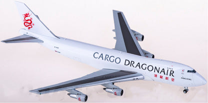 1:400 JC Wings DRAGONAIR CARGO BOEING 747-200F Airfreighter Plane Diecast Model