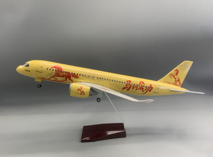 47CM 1:82 CHINA COMAC C919 Airplane Landing Gear Resin Plane Aircraft Model