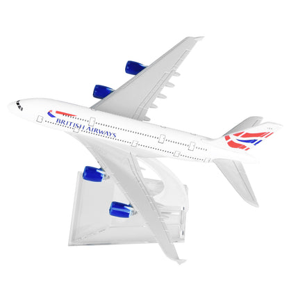 16cm 1/400 British Airways A380 Model Plane Alloy Diecast Airplane Collection d