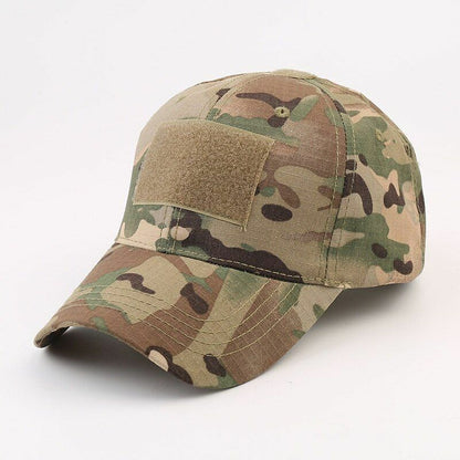 Tactical Hat Camouflage Sunscreen Outdoor Sport Hunting Camping Hiking Cap Brown